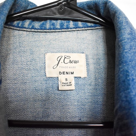 J. Crew Classic Blue Jean Jacket Size Small - Picture 2 of 4